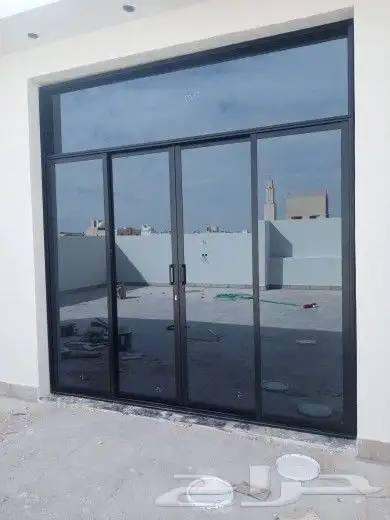 ابواب المنيوم شبابيك المنيوم واجهات المنيوم باب المنيوم شب 1