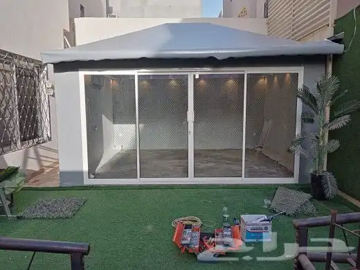 ابواب المنيوم شبابيك المنيوم واجهات المنيوم باب المنيوم شب 3
