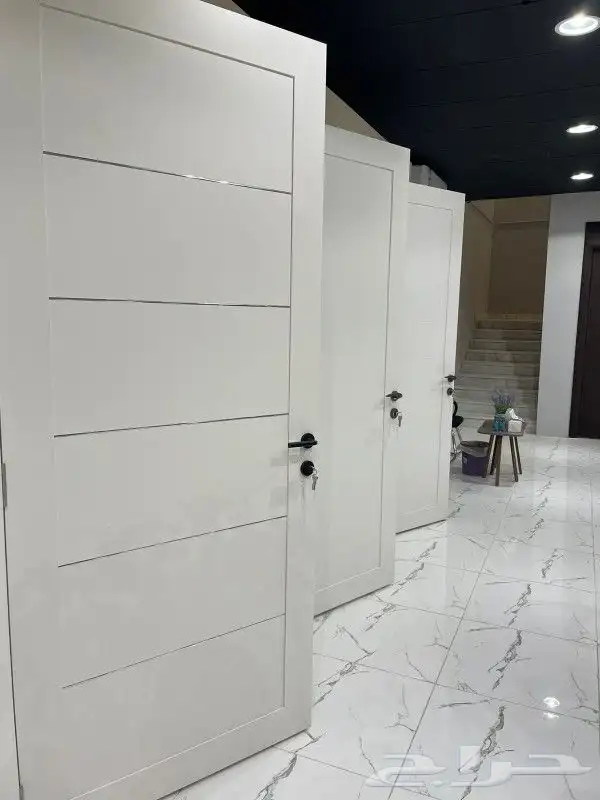 ابواب wpc ذد الماء مقاوم للحريق عليه ضمان عشر سنوات 7