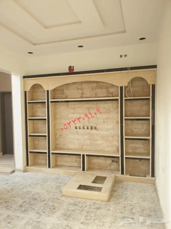 تنفيذ مشبات أفران رخام ديكورات جبس 2