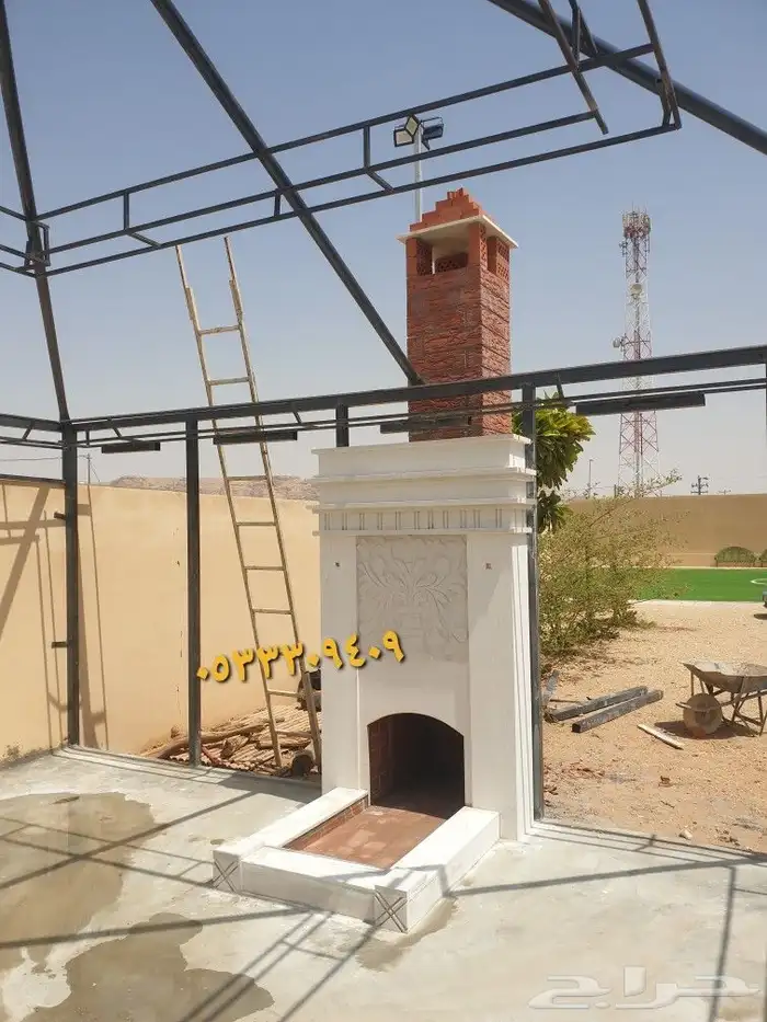 تنفيذ مشبات أفران رخام ديكورات جبس 3