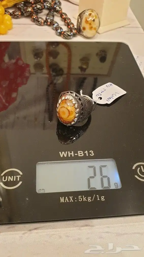 خاتم سليماني هندي فاخر صياغة برهام 7