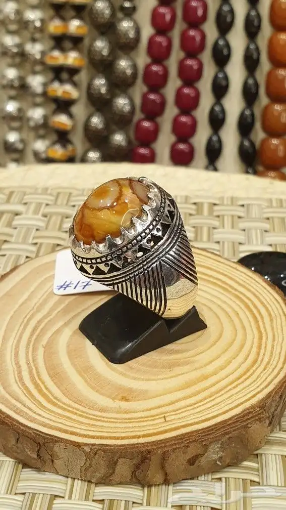 خاتم سليماني هندي فاخر صياغة برهام 2