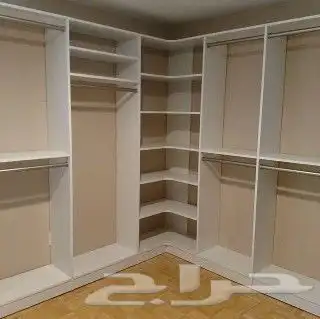 يوجد لدينا تفصيل دولاب زاويه على حسب طلب 11