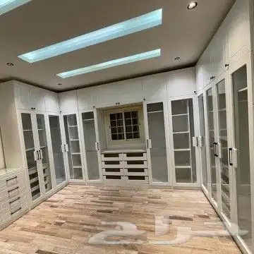 يوجد لدينا تفصيل دولاب زاويه على حسب طلب 5