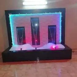 شلالات واحواض زراعي جلسات حدائق 0