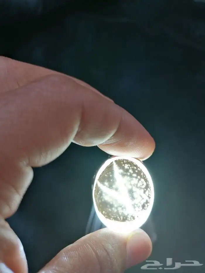 خاتم عقيق طبقي جدا مميز ومصور 5