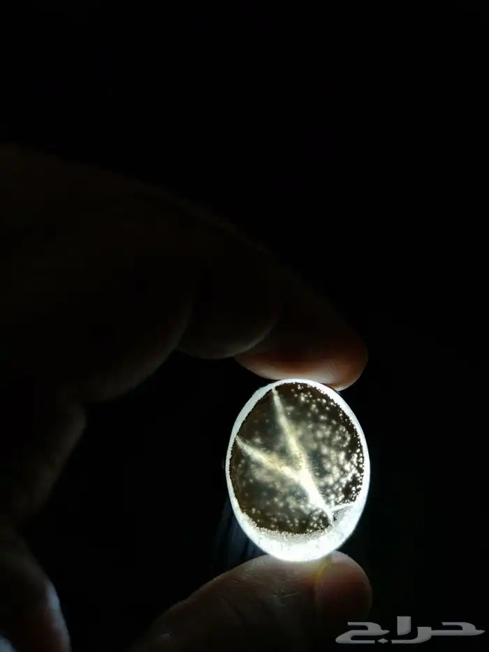 خاتم عقيق طبقي جدا مميز ومصور 1