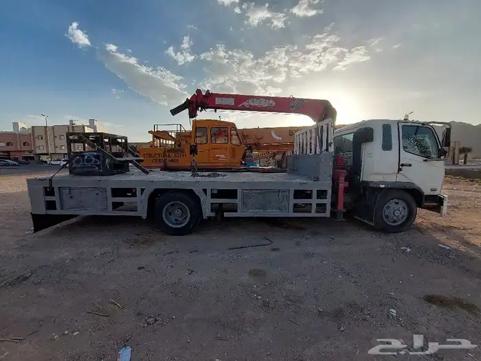 ونش كرين بوم تراك boom truck سطحة 10 طن رافعة 5طن كرين50طن 1