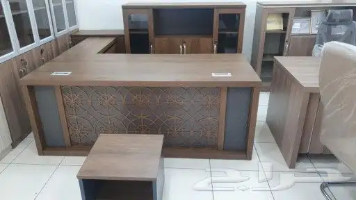 مكاتب طقم كامل مكتب اخضر مكاتب مدير كراسي دواليب 8