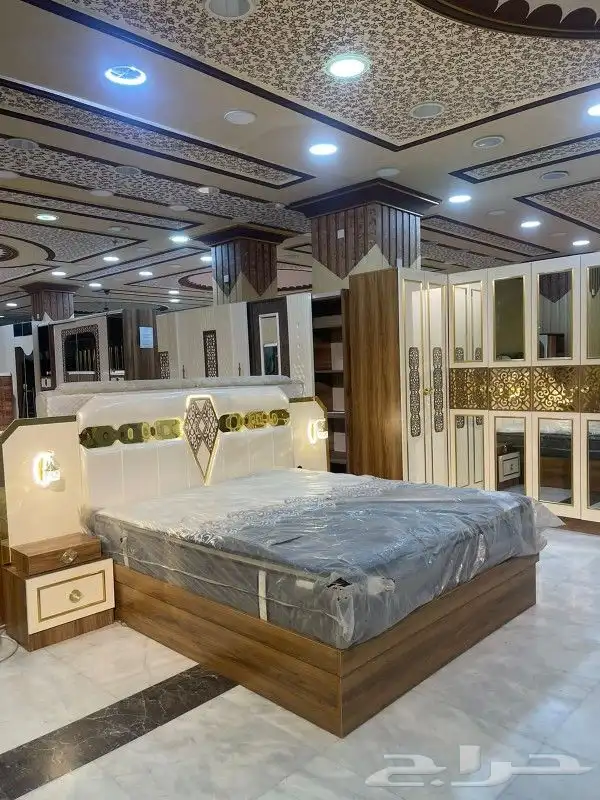 غرف نوم دولاب زاويا ومديلات فخمه بسعر مناسب 0