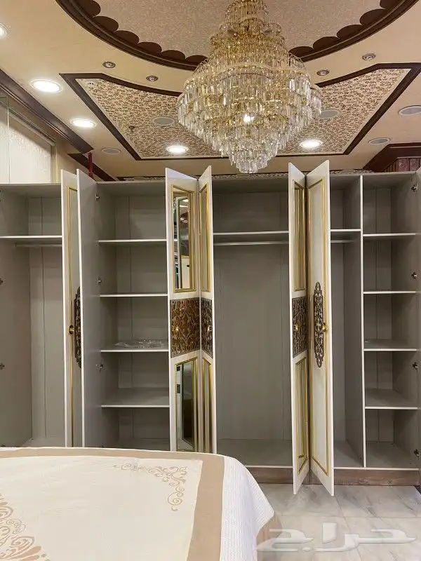 غرف نوم دولاب زاويا ومديلات فخمه بسعر مناسب 3