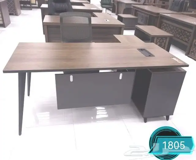 مكاتب طقم كامل مكتب اخضر مكاتب مدير كراسي دواليب 5