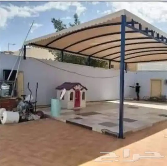 تفصيل وتركيب مظلات و سواتر وحداده عامه لتواصل ابو محمد 05522 6