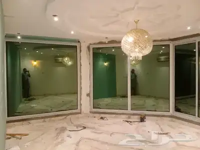 المنيوم ابواب حمام ابواب شبابيك المنيوم شغل ميا ميا 1