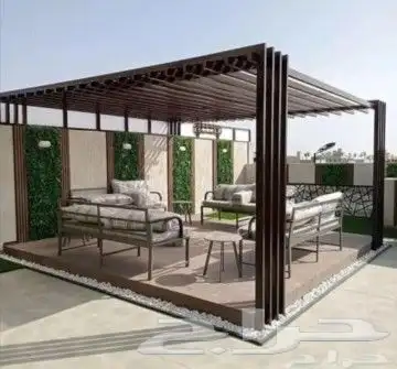 جلسات بأنواعها_ومظلات وسواتر وجميع أعمال الحداده 5