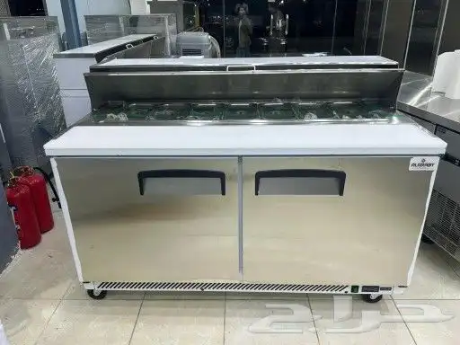 ثلاجات و فريزرات عمودي وكاونترات قائم وبيتزا استيل - مصممة 1