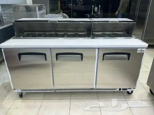 ثلاجات و فريزرات عمودي وكاونترات قائم وبيتزا استيل - مصممة 6