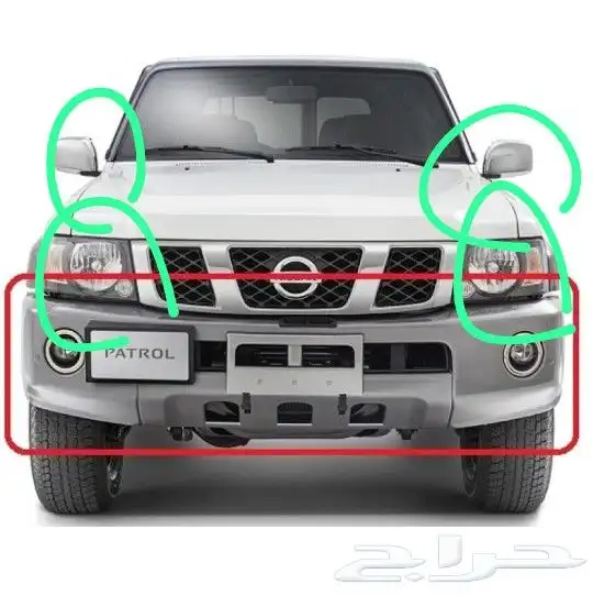 ترهيم باترول فتك قطع باترول لحيه فتك غطاء اسبير دعسات باترول 8