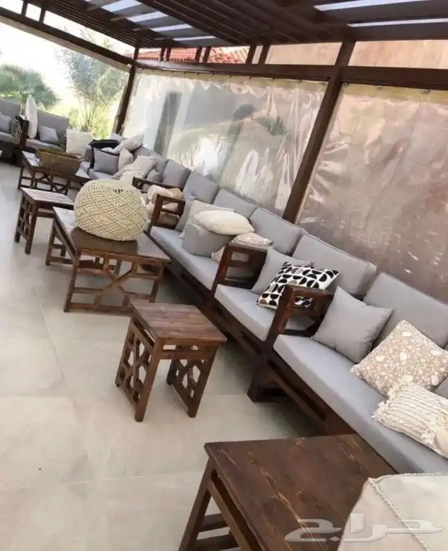 جلسات خارجية تفصيل وجاهز حسب الطلب واغطيه حمايه للجلسات الخا 2