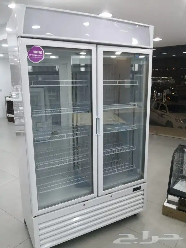 فريزرات BANCOOL باب رأسي زجاج ابيض 10