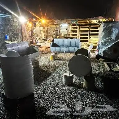 تفصيل كراسي و طاولة كلاسيكي من برميل حديد 0
