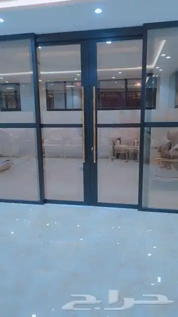 اعمال المنيوم شتر شبابيك واجهات ابواب زجاج سيكوريت 9