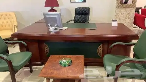 مكاتب اخضر مكاتب مدير لون اخضر كنب اخضر كراسي اخضر 5