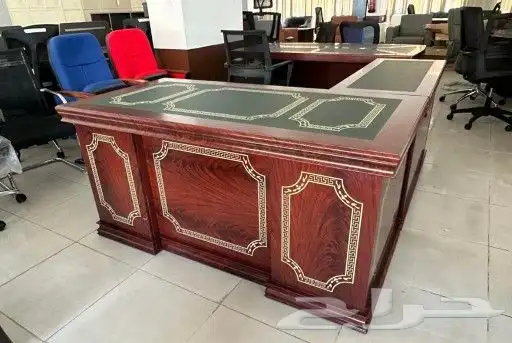 مكاتب اخضر مكاتب مدير لون اخضر كنب اخضر كراسي اخضر 6