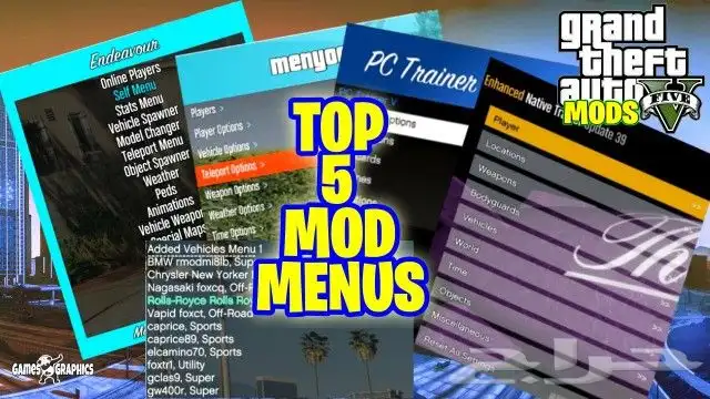 هاكات قراند الاصلية و فايف ام 4