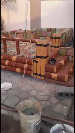 منسق حدائق معلم حجر ارضي ديكورات خارجيه 10