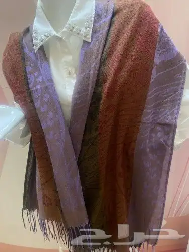 شال كشميري بألوان متعدده للبيع 0