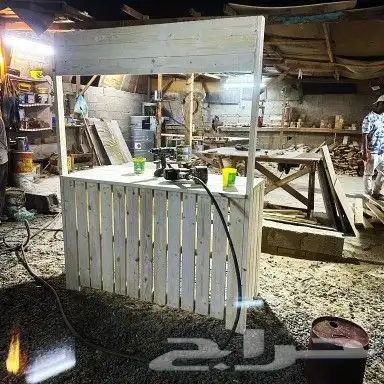 تفصيل كوانتر كلاسيكي خشبي شريح دزين خشب 7