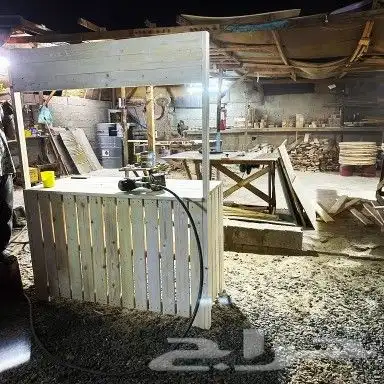 تفصيل كوانتر كلاسيكي خشبي شريح دزين خشب 9