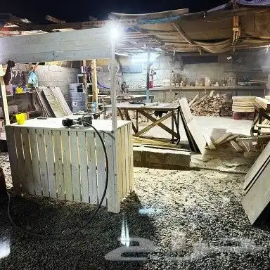 تفصيل كوانتر كلاسيكي خشبي شريح دزين خشب 0