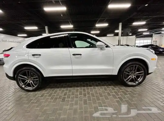 بورش كايين ابيض كوب Porsche Cayenne Coupe SUV موديل 2021 4