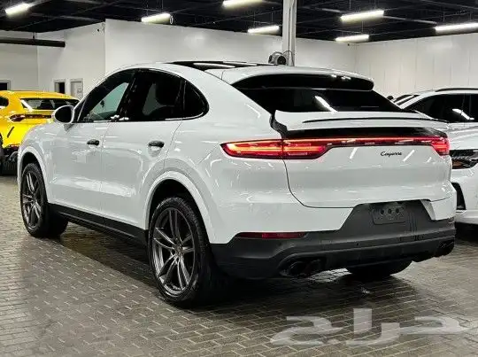بورش كايين ابيض كوب Porsche Cayenne Coupe SUV موديل 2021 3