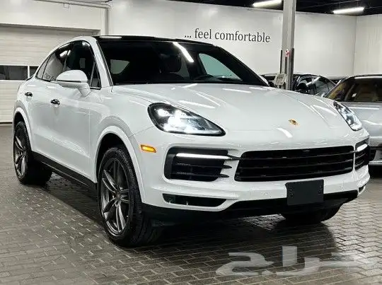 بورش كايين ابيض كوب Porsche Cayenne Coupe SUV موديل 2021 2