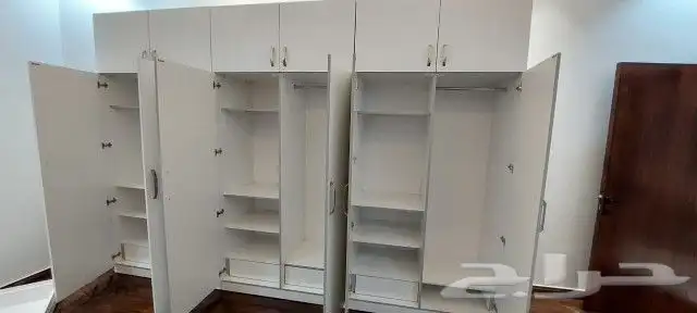 غرفه نوم دولاب ديكورات خشاب بارتشين تسريحات غرفه نوم فندقي 7