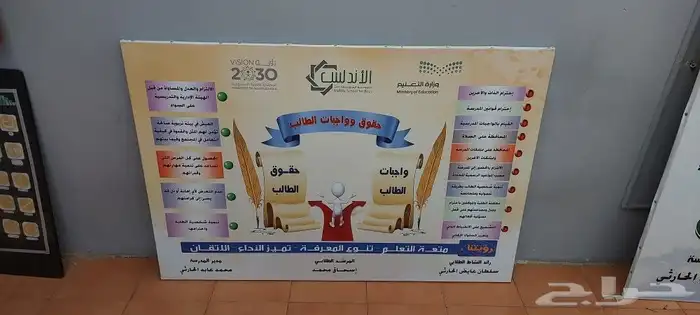 لوحات إرشادية اكريلك بروشات ثيمات ابوكسي اكريلك 21