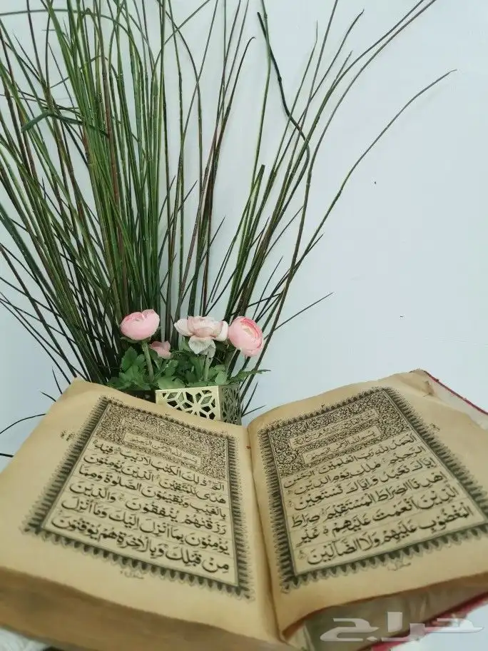 نسخة قديمة مطبوعة من القرآن الكريم. 4