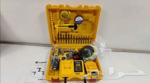 دريلات متنوعه بطاريتين وعده متنوعه 81