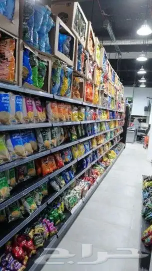 رفوف سوبر ماركت ومستودعات تخزين عربيات كاشيرات استاندات ملاب 0