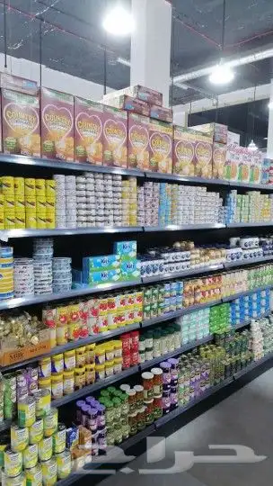رفوف سوبر ماركت ومستودعات تخزين عربيات كاشيرات استاندات ملاب 1