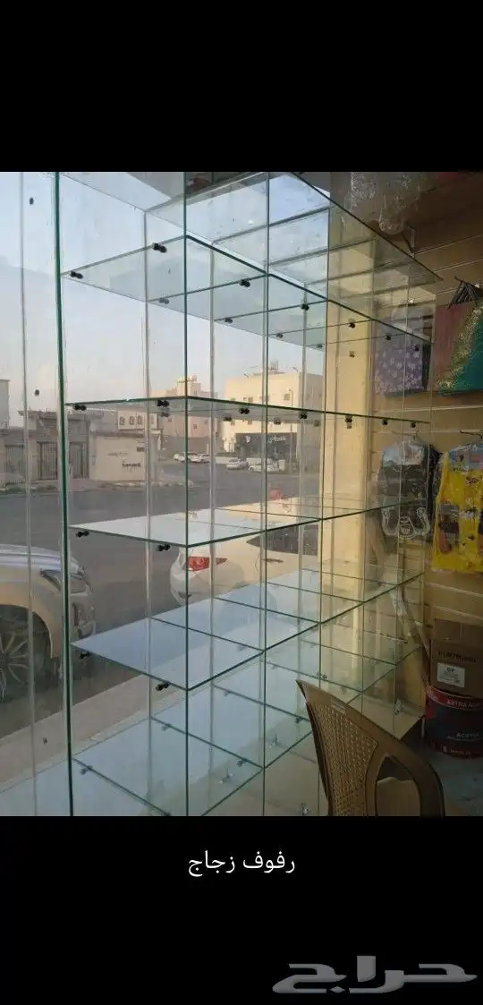 طاولات تقديم_طاولات جلسات_رفوف زجاج_زجاج طاولات 4
