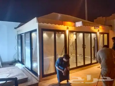 المنيوم ابواب حمام ابواب شبابيك المنيوم شغل ميا ميا 11