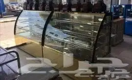ثلاجات عرض BANCOOL زجاج مقوس أو مربع (تستخدم للكيكات 19