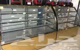 ثلاجات عرض BANCOOL زجاج مقوس أو مربع (تستخدم للكيكات 21