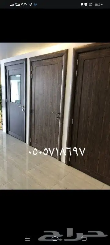 ابواب دبليو بي سي عليها ضمان عشر سنوات تناسب جمال منزلك 2