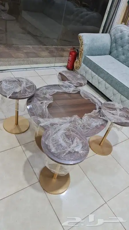 طقم طاولات كنب جديد 11